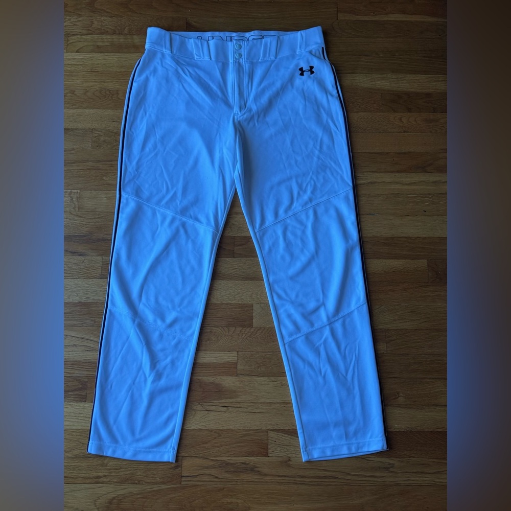 Under Armour white Baseball pants